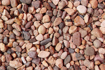 Background, texture of small stones such as pebbles