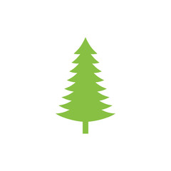 Cedar tree graphic design template vector isolated