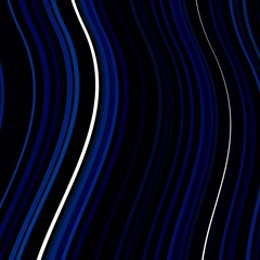 Dark BLUE vector texture with curves. Abstract illustration with gradient bows. Template for your UI design.