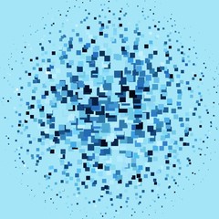 Fototapeta premium Light BLUE vector background with rectangles. Modern design with rectangles in abstract style. Template for cellphones.