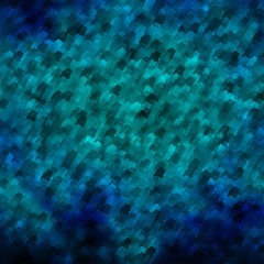 Dark BLUE vector template in hexagonal style.