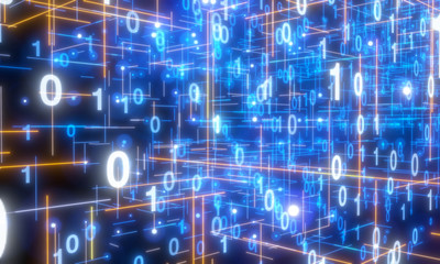 Obraz premium Software, web development, programming concept. Abstract Programming