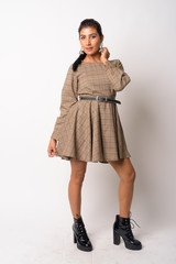 Full body shot of young beautiful Persian woman