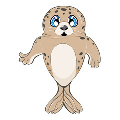 Kawaii baby seal