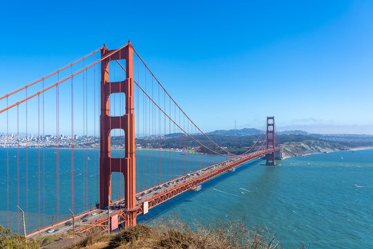 Beautiful Golden Gate in San Francisco.
