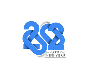 Happy New Year 2020 Text Typography Design Patter, Vector illustration.