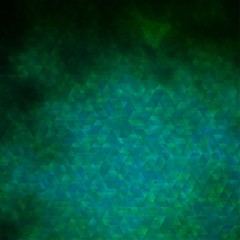 Light Green vector background with lines, triangles.