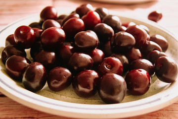 sweet spanish cherries very delicious