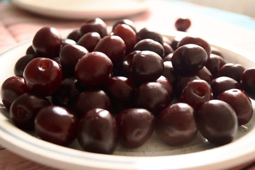 sweet spanish cherries very delicious
