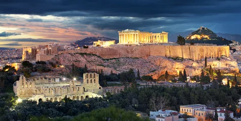 Store enrouleur tamisant Athènes Grèce - Acropole à Athènes