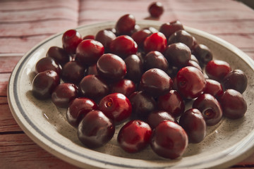 sweet spanish cherries very delicious