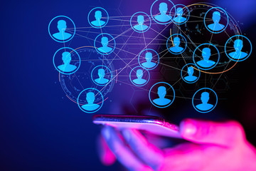 pointing business or team network