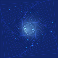 Sci-Fi rhombus freeform network background