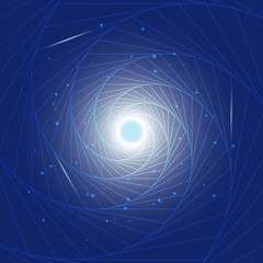 Sci-Fi geometric line network background