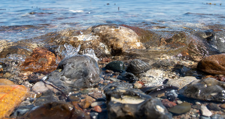 stones in water