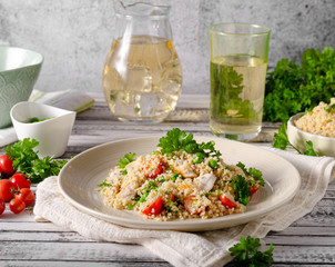 Couscous with chicken