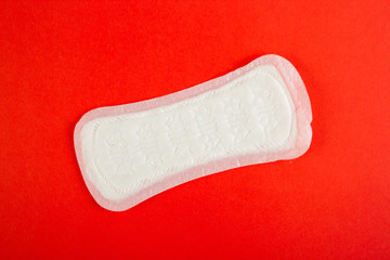 Hygiene pad with pink rose