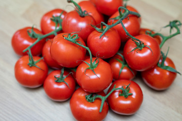tomatoes on the vine