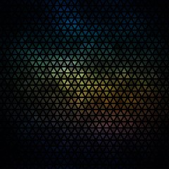 Dark Blue, Yellow vector pattern with polygonal style.