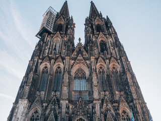 World Famous Cologne Cathedral also called K&ouml;lner Dom on a sunny day in Cologne, Germany