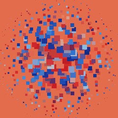 Light Blue, Red vector backdrop with rectangles. Rectangles with colorful gradient on abstract background. Modern template for your landing page.