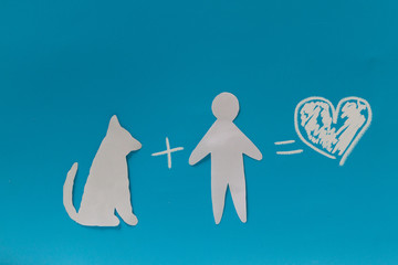 Love to dog concept