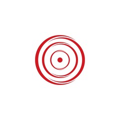 Target icon vector icon illustration design 