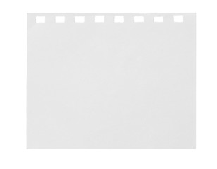 white paper ripped message torn