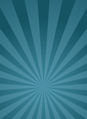 Sunlight vertical background. Blue color burst background with white highlight.
