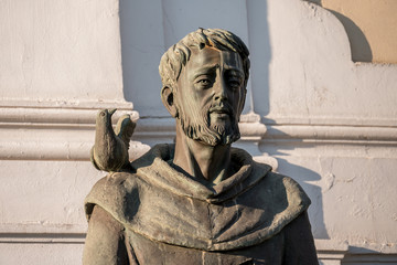 Bronze Statue of St Francis of Assisi, Italy