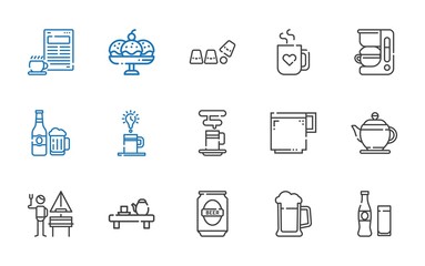 mug icons set