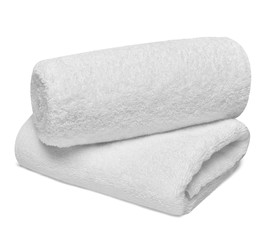 Fototapeta na wymiar towel cotton bathroom white spa cloth textile