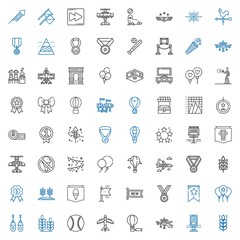 Fototapeta premium banner icons set
