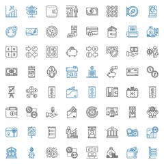 dollar icons set