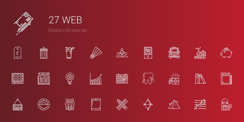 web icons set