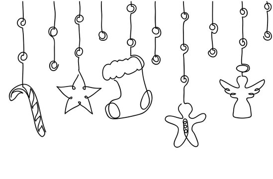 70,998 BEST Christmas Line Drawings IMAGES, STOCK PHOTOS & VECTORS