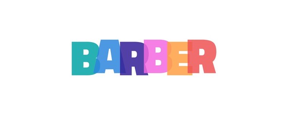 Barber word concept