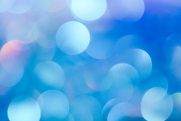 Defocused abstract colorful lights background. Bokeh light.