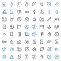 measurement icons set
