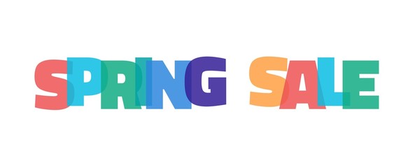 Spring Sale word concept