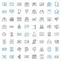 Fototapeta premium mail icons set