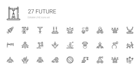 future icons set