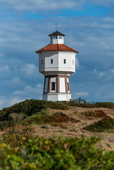 Langeoog Wasserturm Wahrzeichen Versorgung Trinkwasser Reservoir Druck Behälter Nostalgie historisch Bauwerk Sehenswürdigkeit Attraktion Deutschland Ostfriesland Nordsee Wattenmeer 