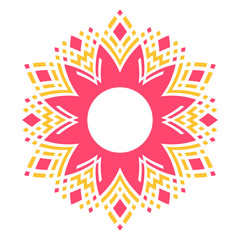 Abstract color decorative element for design.