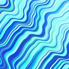 Light Blue, Green vector background with wry lines.