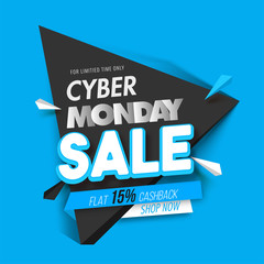 Cyber monday sale background.