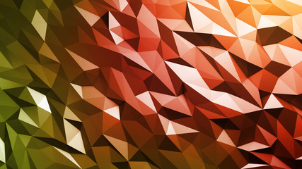 Obraz premium Abstract low poly background autumn 3D render