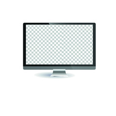 Screen mockup. Computer monitor