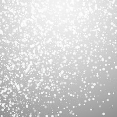 Beautiful falling snow Christmas background. Subtl