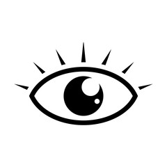 Obraz premium eye logo icon template, eye vector element